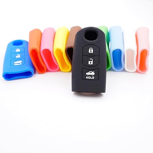Miniatura 2 de Toiumops Funda de silicona para llave de coche Mazda 236 BL BM GH GJ Atenza Axela CX-5 CX3 CX7 CX8 CX9 MX5 ND