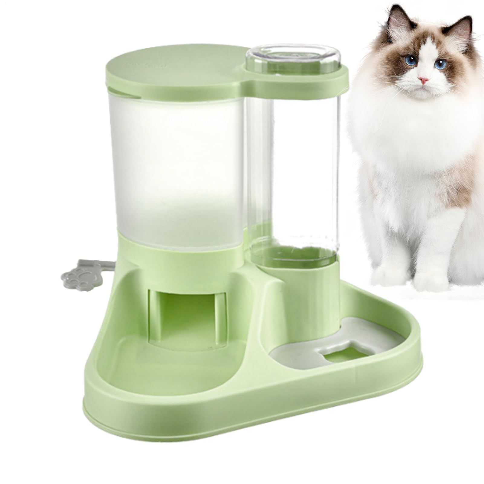 Gamelle automatique alimentation sans blocage pour nourrir vos animaux en votre absence