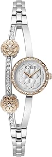 Guess Bejeweled 21 mm Silver Dial Women Analog Watch- GW0756L3 Price In India
