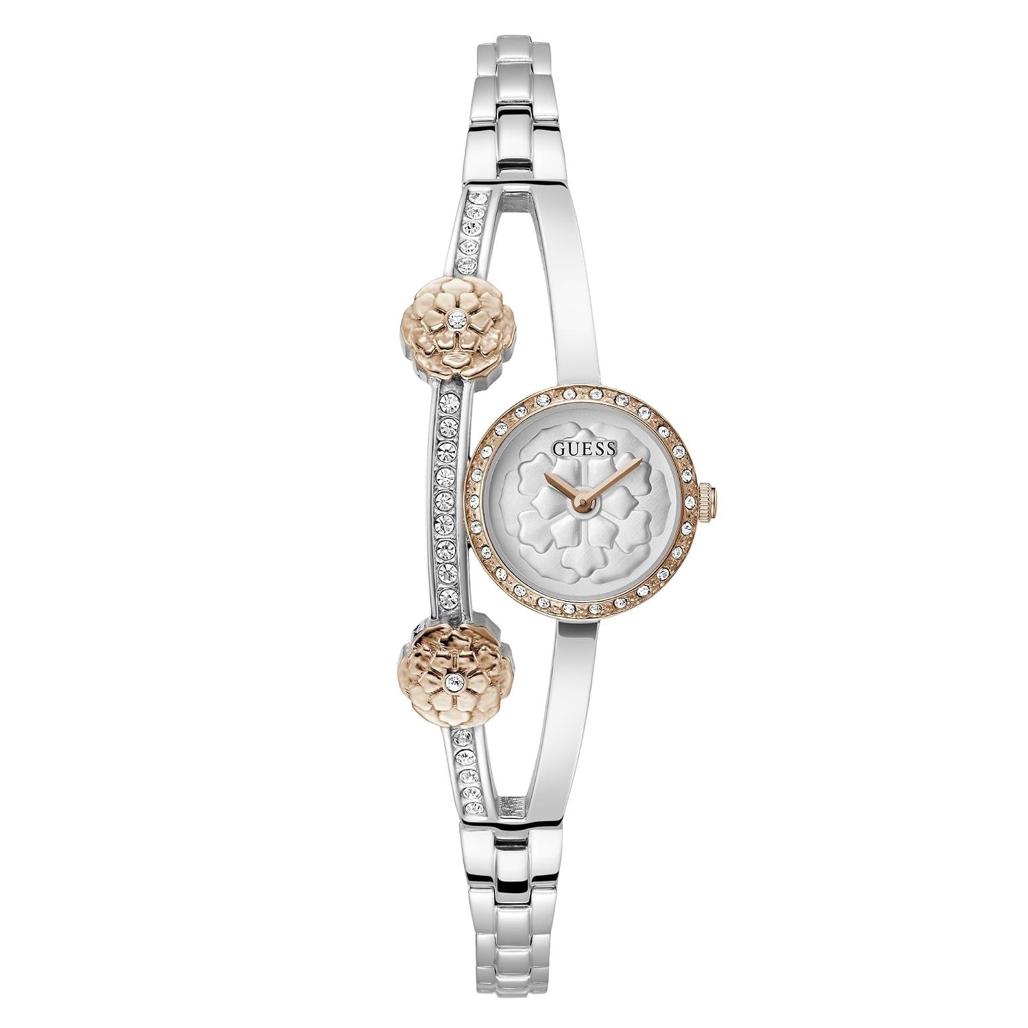 Guess Bejeweled 21 mm Silver Dial Women Analog Watch- GW0756L3 - Review, Price and Buying Guide