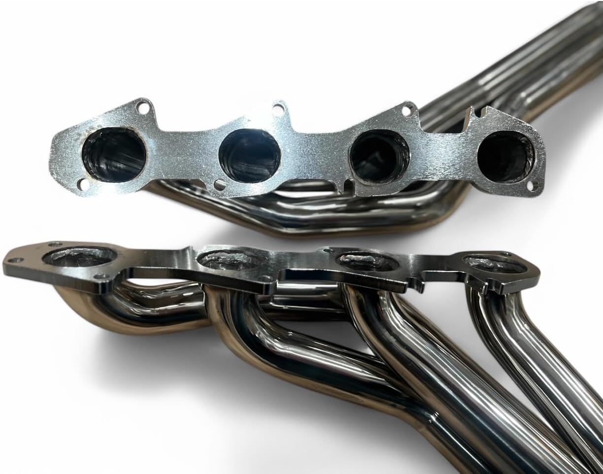 MMI SPEED SHOP Long Tube Exhaust Headers for Dodge Challenger Charger 5.7L 6.1L 6.4L, 304SS Polished Finish