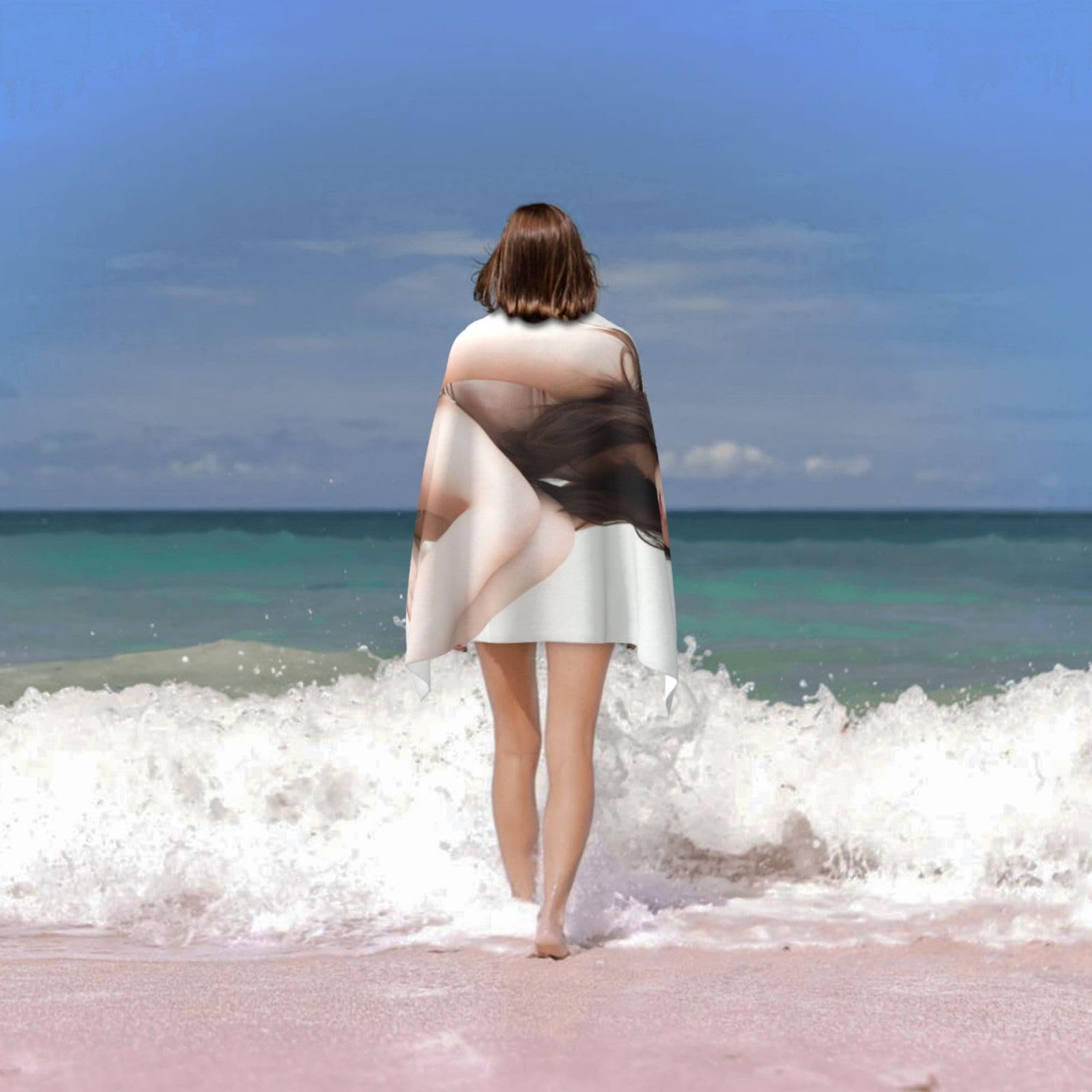 Amazon｜齋藤飛鳥 バスタオル ビーチタオル マイクロファイバータオル