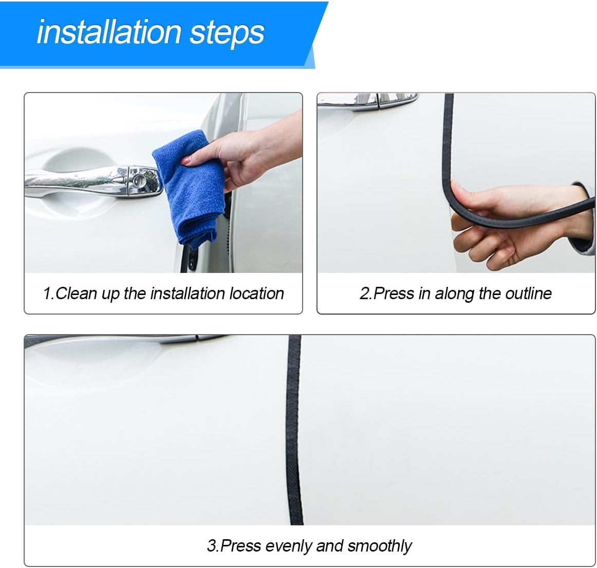 Car Door Protector Edge Guards, Universal Rubber Seal U Shape Car Door Protection, Aluminum Boat Edge Trim Guards No Glue Required, Exterior Accessories Fit for Most Cars (Purple/32.80FT)