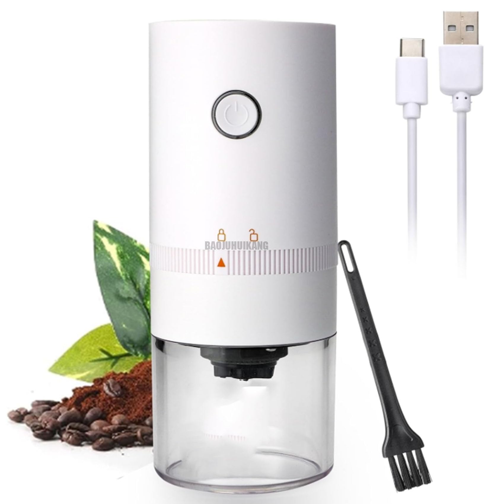 Macinacaffè Elettrico, Macchine per caffè Espresso manuali, macinacaffè in grani, macinino Automatico Portatile, Piccolo macinino Manuale