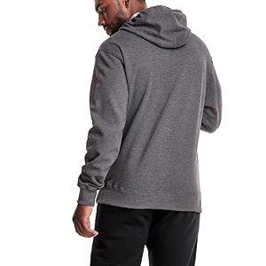 Champion Men's Fleece Script Logo Hoodie (Reg. Or Big & Tall)