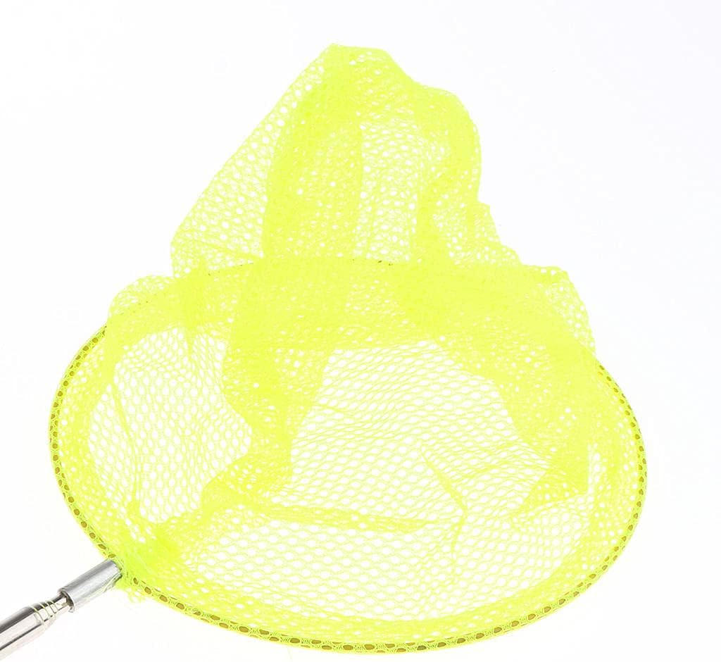 Telescopic Butterfly Net Extendable from 14 to 333 Inch for Kids s Outdoor Garden Activities, Yellow