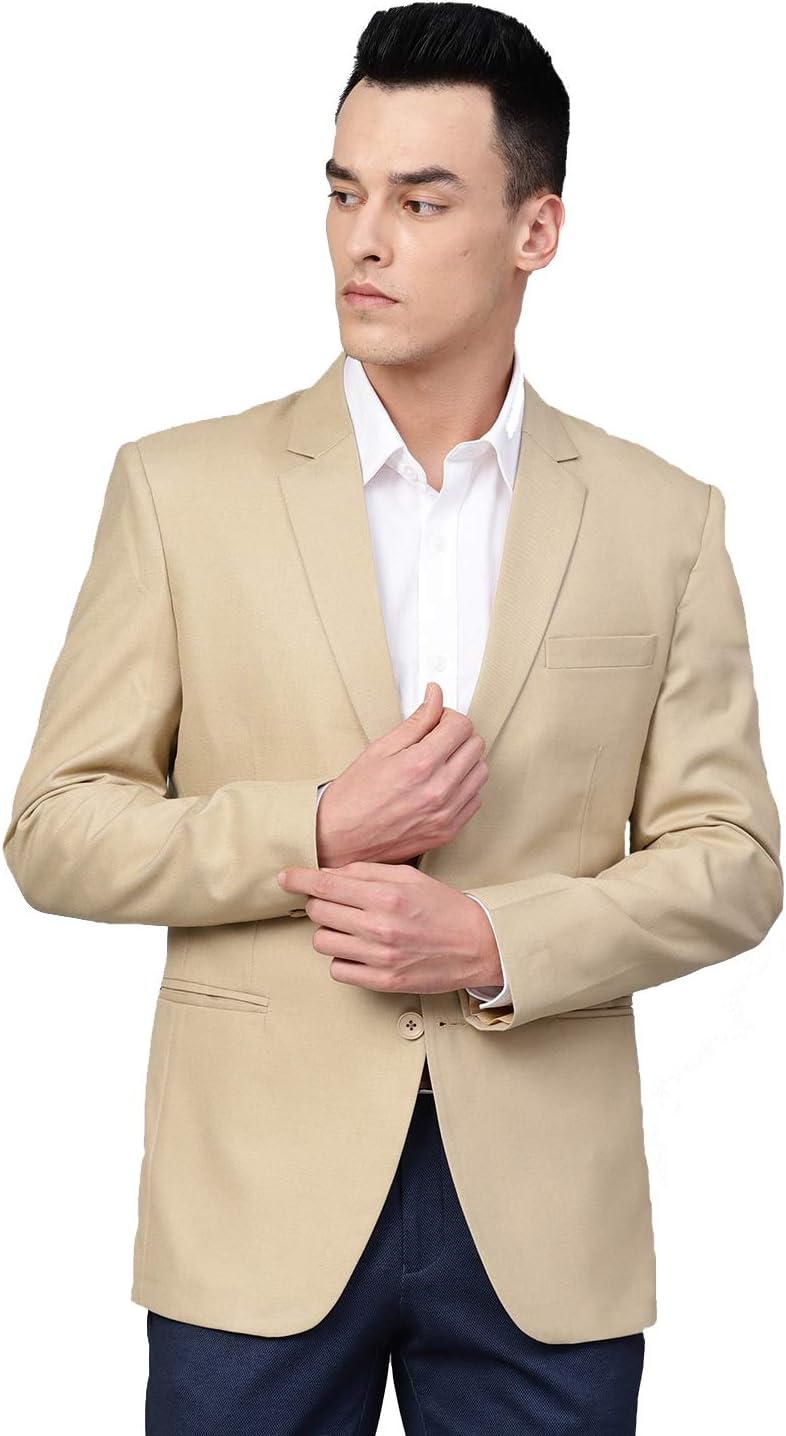 Men's Slim Fit Single Breasted Blazer