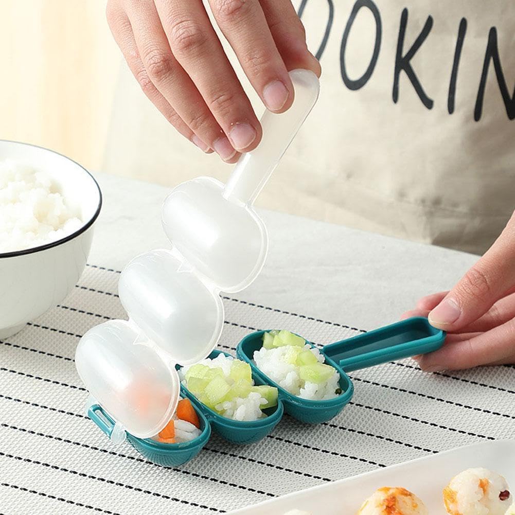 Moule à Boules De Riz/onigiri En Acier Inoxydable 304 - Presse Forme Cœur Pour Gâteaux, Sushis, Entremets - Ustensile De Cuisine Polyvalent