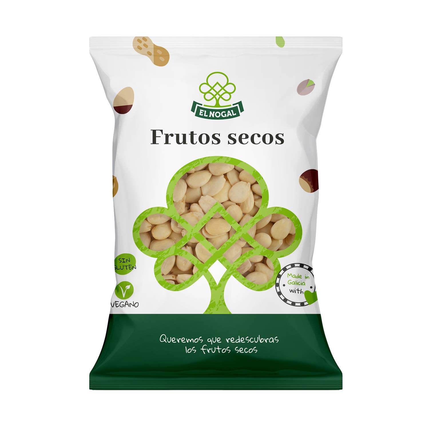 El Nogal Almendra Repelada Cruda 1000 g