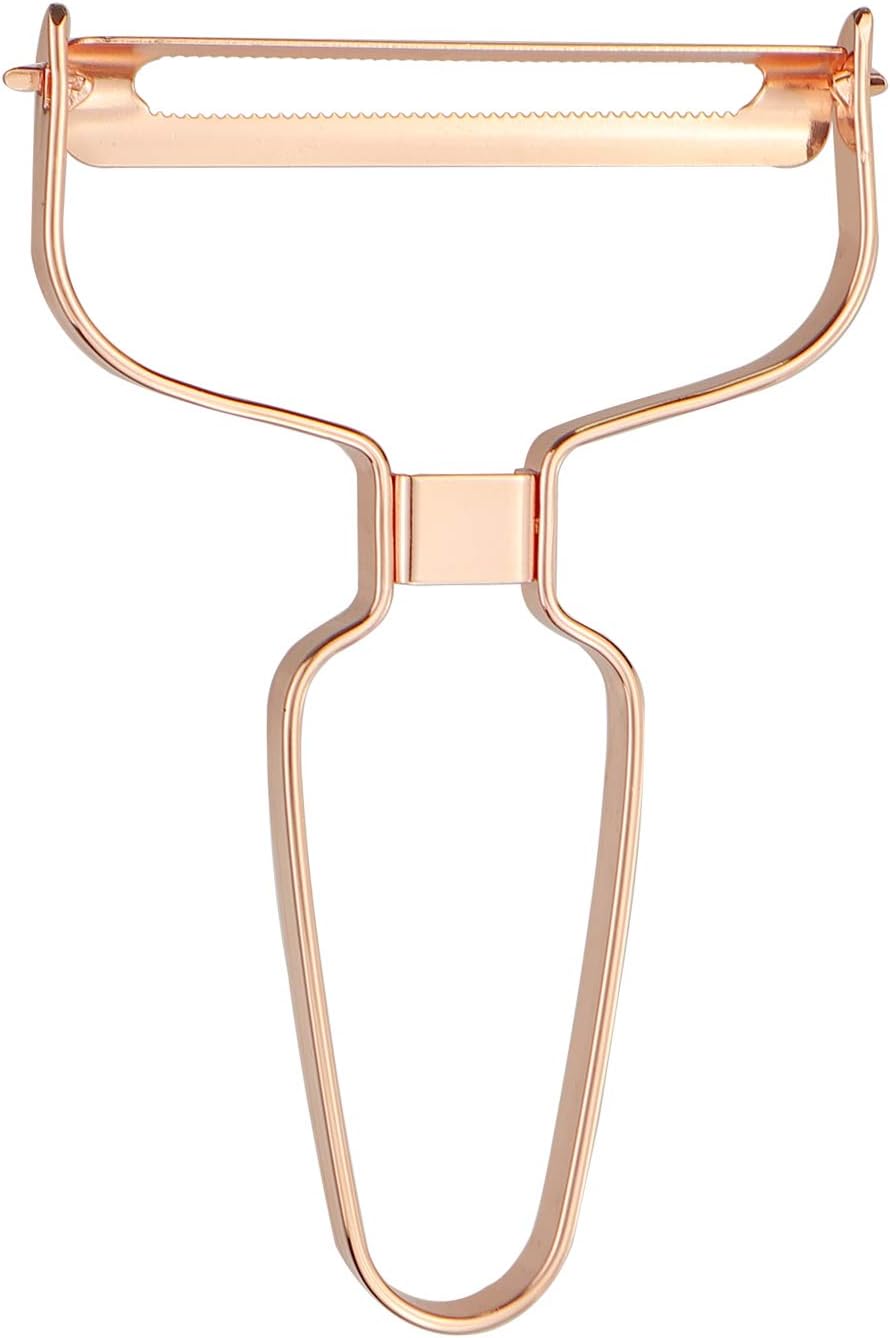 Vegetable Peeler,BURLIHOME Potatoes Carrots Apple Serrated Stainless Steel Kitchen Peeler with Cleaning Brush