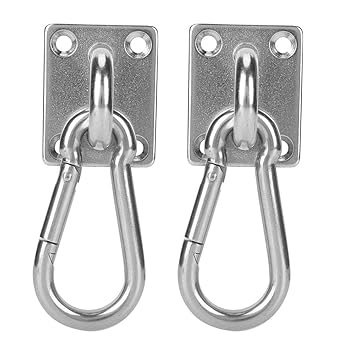 Hammock Plate Hook, Sunscreen Hammock Hook, Corrosion Resistant for Sandbag Hammock Yoga Equipment Swing