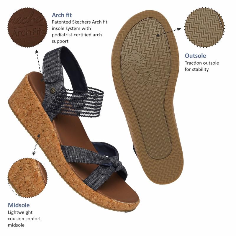 Image of Skechers Women's Arch Fit Beverlee Juliet Sandal