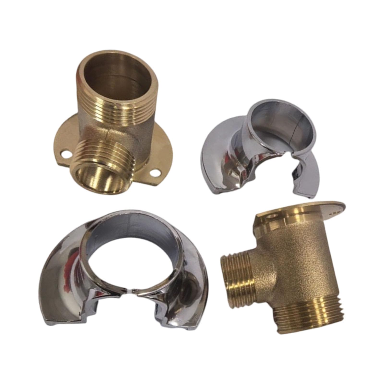 Copper Shower Adapter Leakproof Faucet Mount Fittings for Bathroom Fixtures Leakproof Shower Fitting
