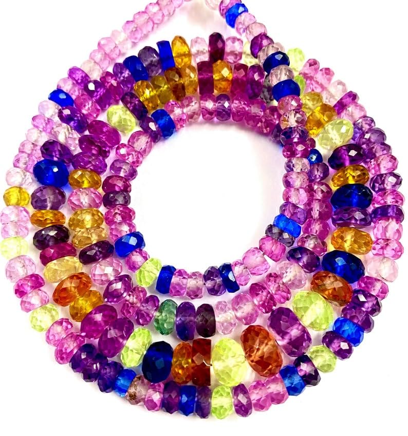 Saphirs naturels à facettes de 5-8 mm pour réussir vos bijoux sans perles défectueuses