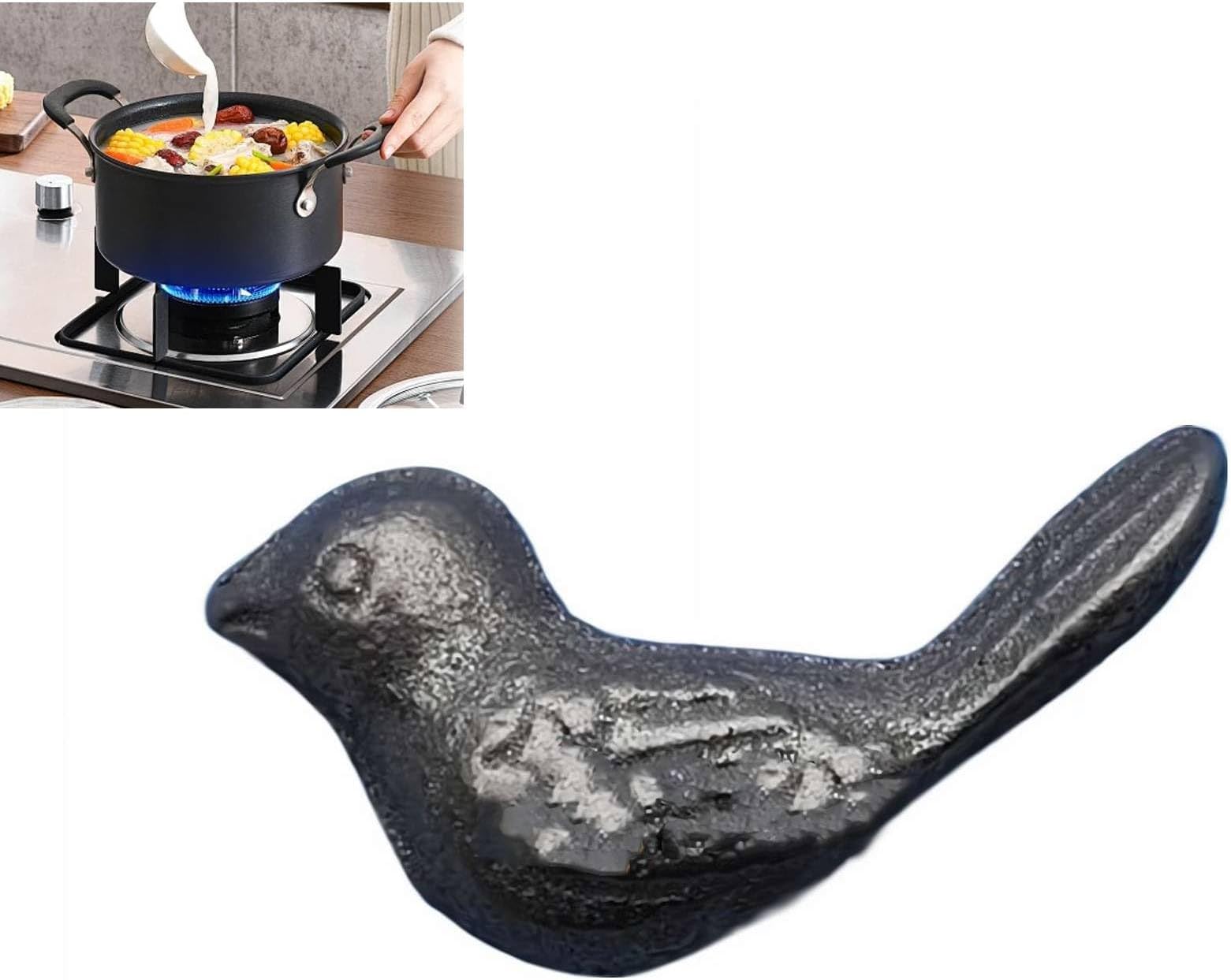 Iron Fish, Cast Iron Bird for Iron Infused Cooking, Add Natural Iron to Food & Water, Effective and Safe Reusable Cooking Tool, Ideal for Vegans, Pregnant Women & Athletes (1 Pcs Bird)
