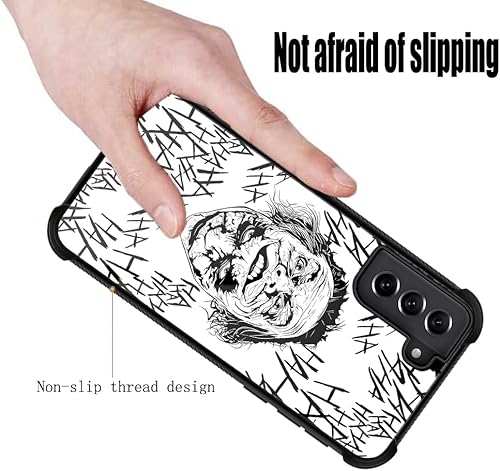 Miniatura 4 de TnXee Funda compatible con Samsung Galaxy S21 Fe, doble cara Joker Galaxy S21 FE para niños, cuatro esquinas a prueba de golpes, antideslizante,