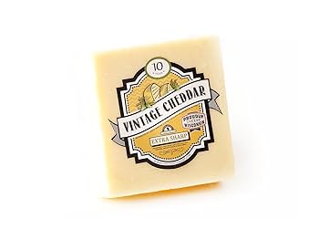 Amazon.com: Aged White Cheddar Cheese - 10 Years | 8 oz