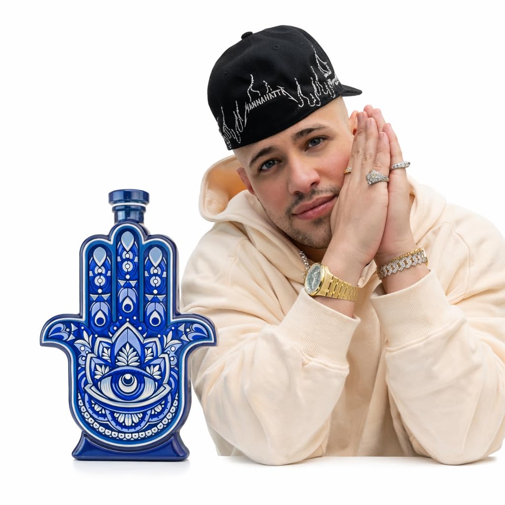 Casa De Hamsa Blanco Tequila – Ultra-Premium 100% Blue Weber Agave, Small Batch Crafted, Crystal Clear Unaged Tequila with Bright Citrus Notes
