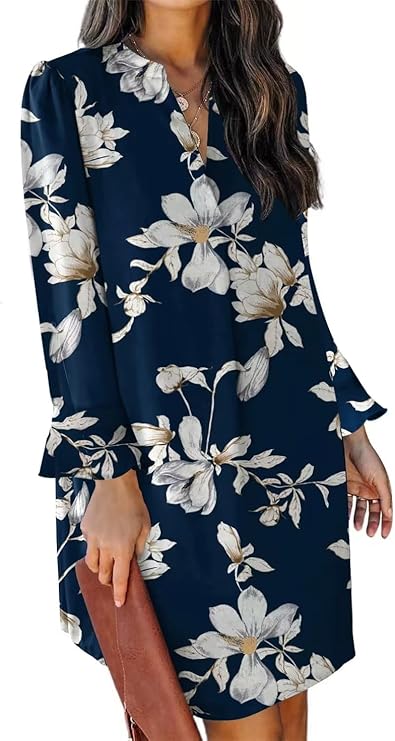 Lucky Brand everyday shirtdress black floral print