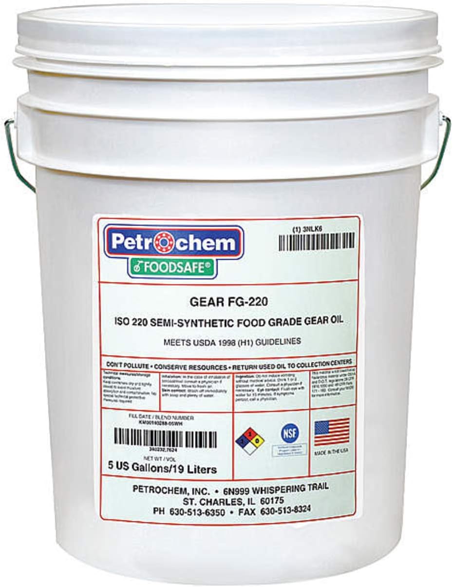 Gear Lubricant, 5 gal, Vis 220