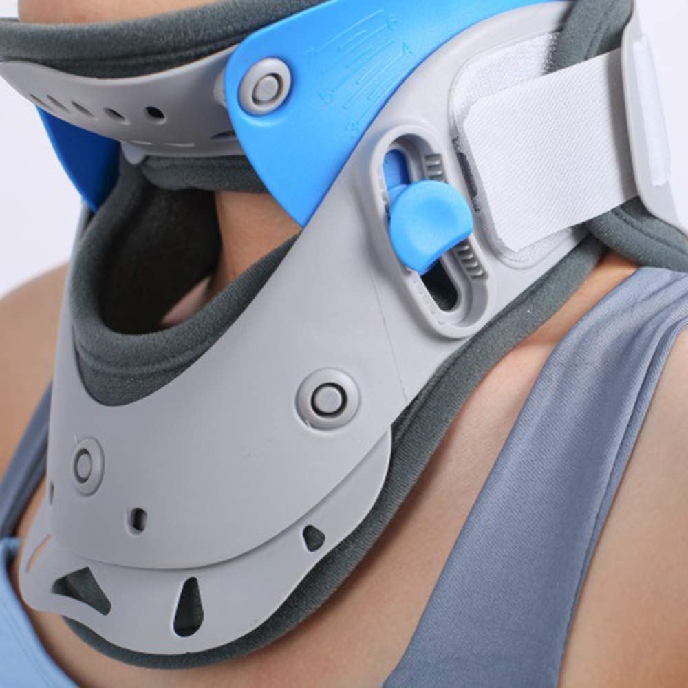 Cirugía ajustable Soporte médico para el cuello Collar de tracción Corrección cervical Estiramiento transpirable Herramienta de vértebra Tractor alivia el dolor de cuello y la presión de la columna