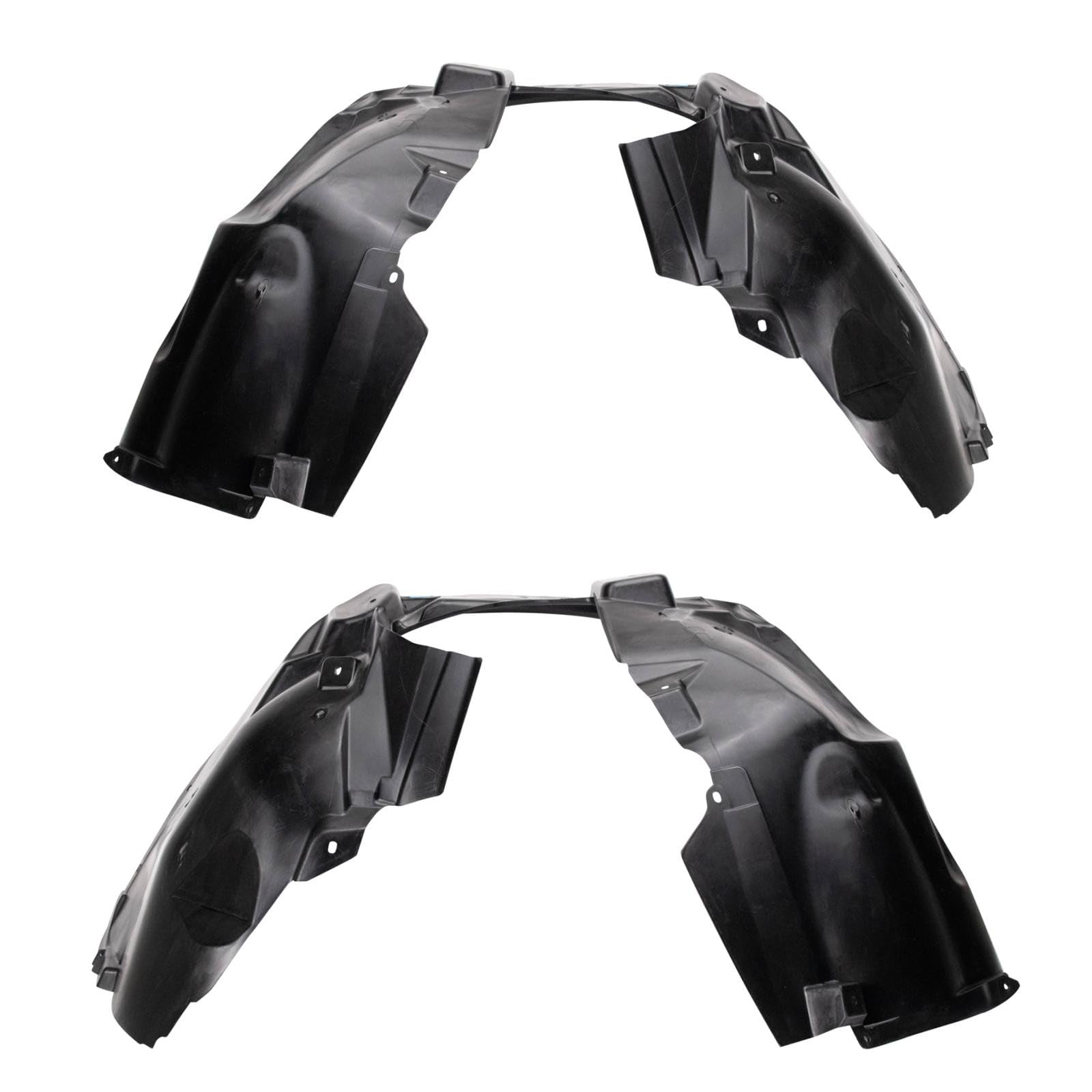 TRQ Front Inner Fender Liner Set | For 2017-2022 Jeep Compass CH1248189 CH1249189