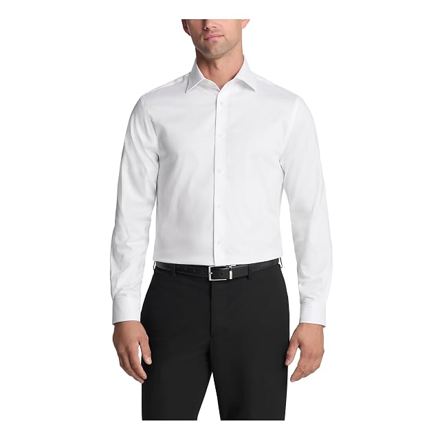 Michael Kors Mens Dress Shirt Comfort Stretch Regular Fit