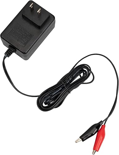 Miniatura 2 de Cargador de batería, cargador inteligente portátil de la batería de plomo de 12V 1A con clips de cocodrilo