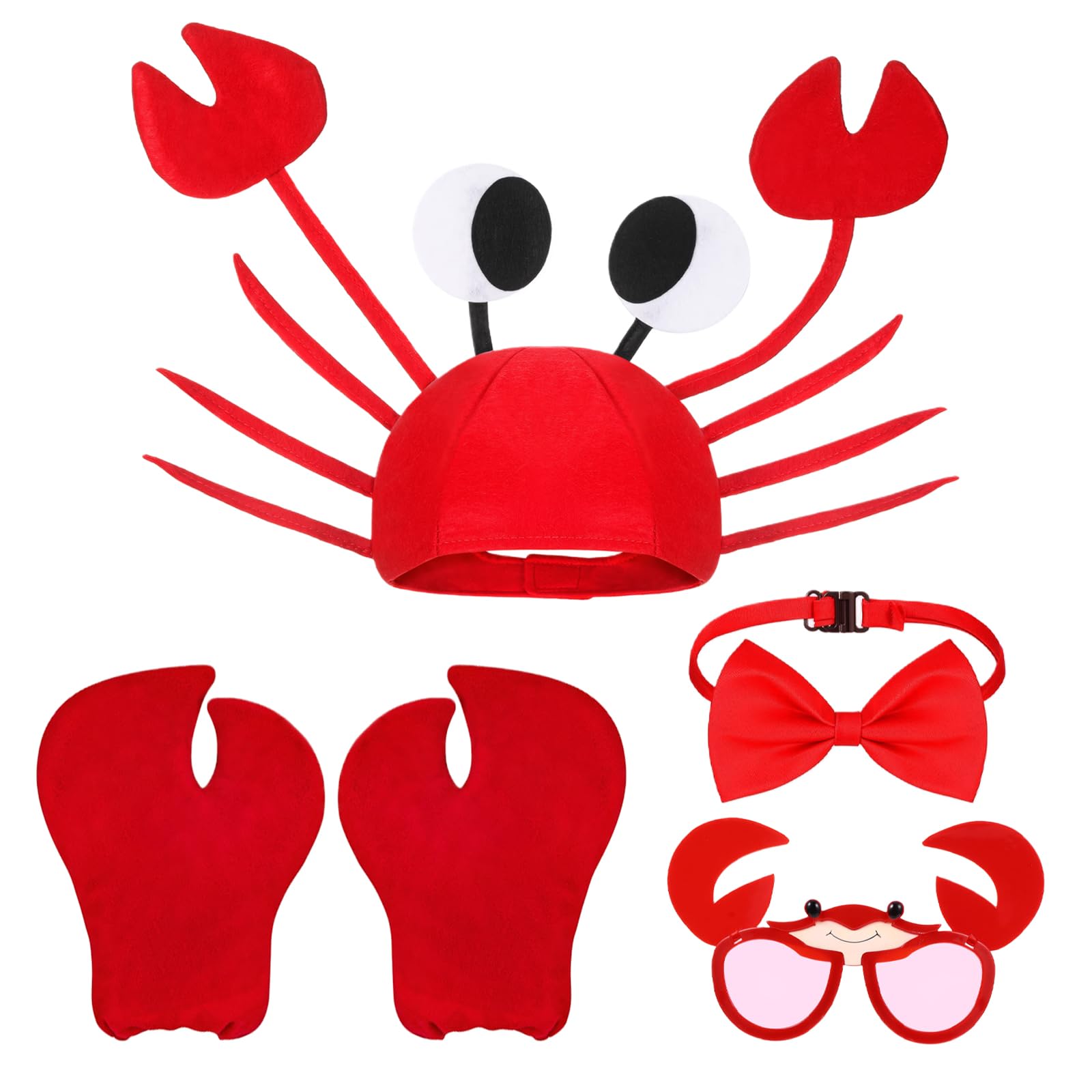 Oteovio Crab Costume,Lobster Costume for Under The Sea/Seaside/Beach Theme