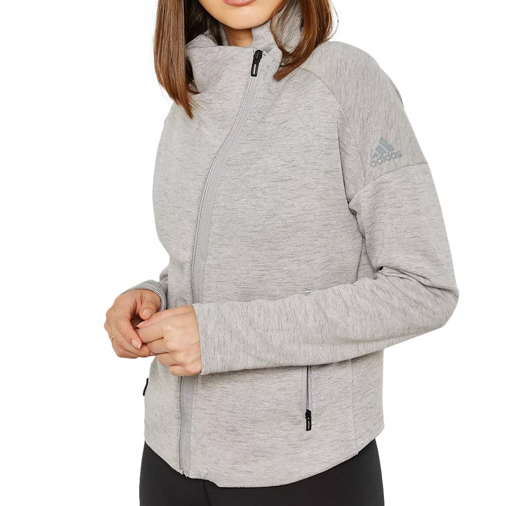 adidas Heartracer Jacket Track Top, Mujer, Multicolor (Grey Two F17/Grey Four F17), S