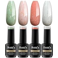 Vista 16 de Dan's Nails Capa de gel con base de goma Blue Lagoon Bliss Summer de 0.5 fl oz Lámpara UV/LED para manicura profesional de salón