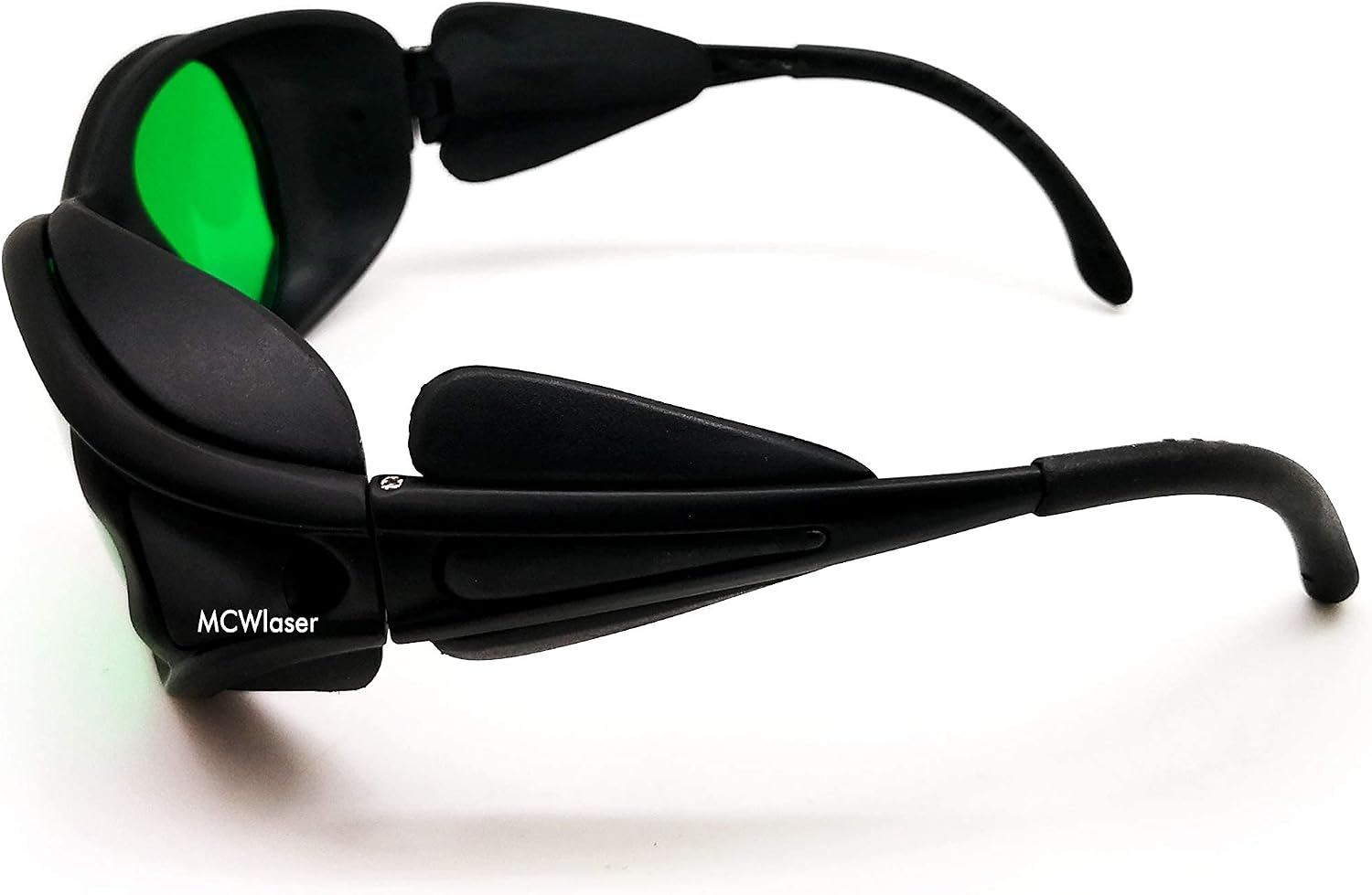 MCWlaser laser safety glasses 190-470nm & 610-760nm for UV Light, Blue, Ruby Red, Green, Picosecond Laser 405nm, 445nm, 450nm, 635nm, 650nm, 694nm, 755nm Style 2