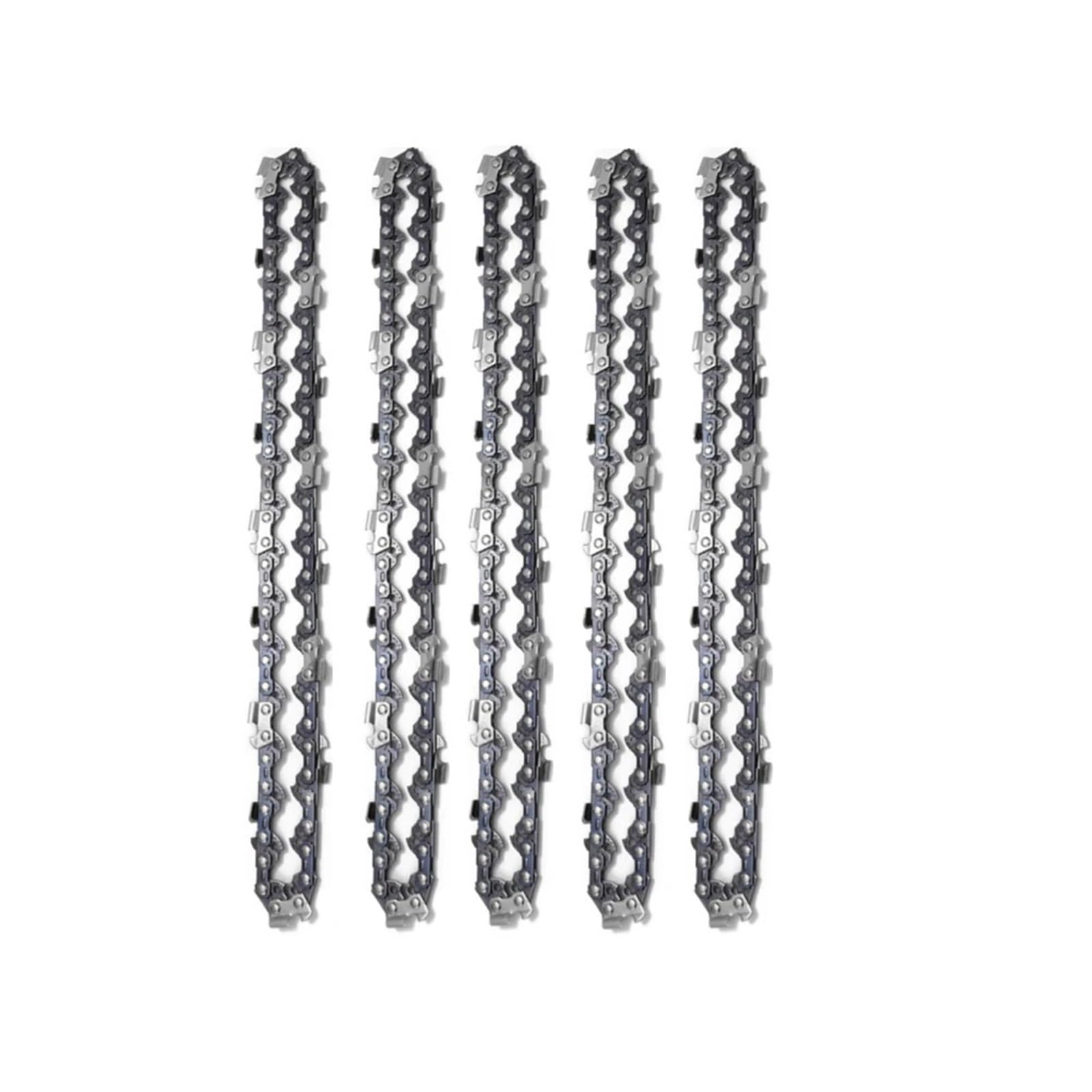 Juego de cadena de motosierra eléctrica inalámbrica de 1/3/5 piezas de 6 pulgadas, cadena de sierra eléctrica inalámbrica, corte de ramas de madera, cadenas afiladas, cuchillas de repuesto