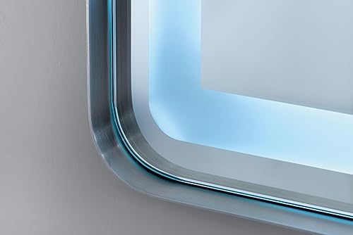 Miniatura 2 de James Martin Vanities Espejo rectangular de 28 pulgadas en níquel cepillado