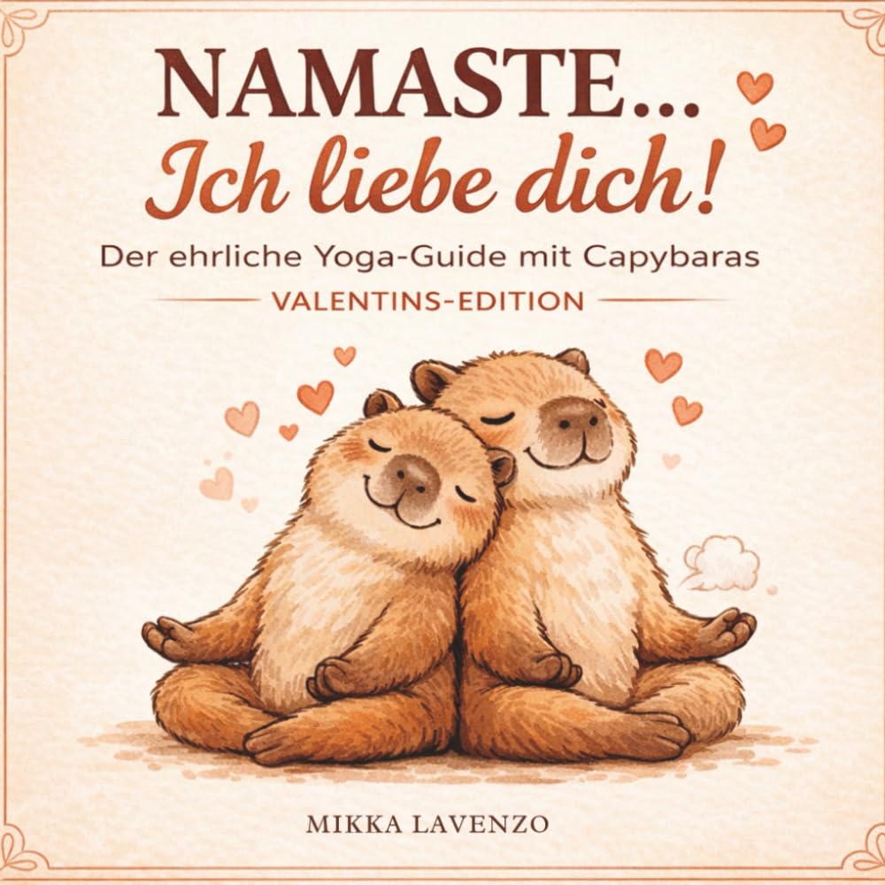 Namaste... Ich liebe dich! Der ehrliche Yoga-Guide mit Capybaras: Humorvolles Yoga Buch für Paare über Liebe, Beziehung und Kommunikation – ein ... oder Date-Night mit witzigen Illustrationen