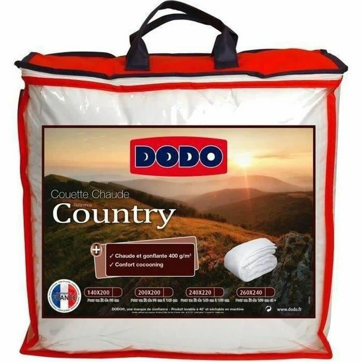 Dodo - Couette 400g Country 240x260cm