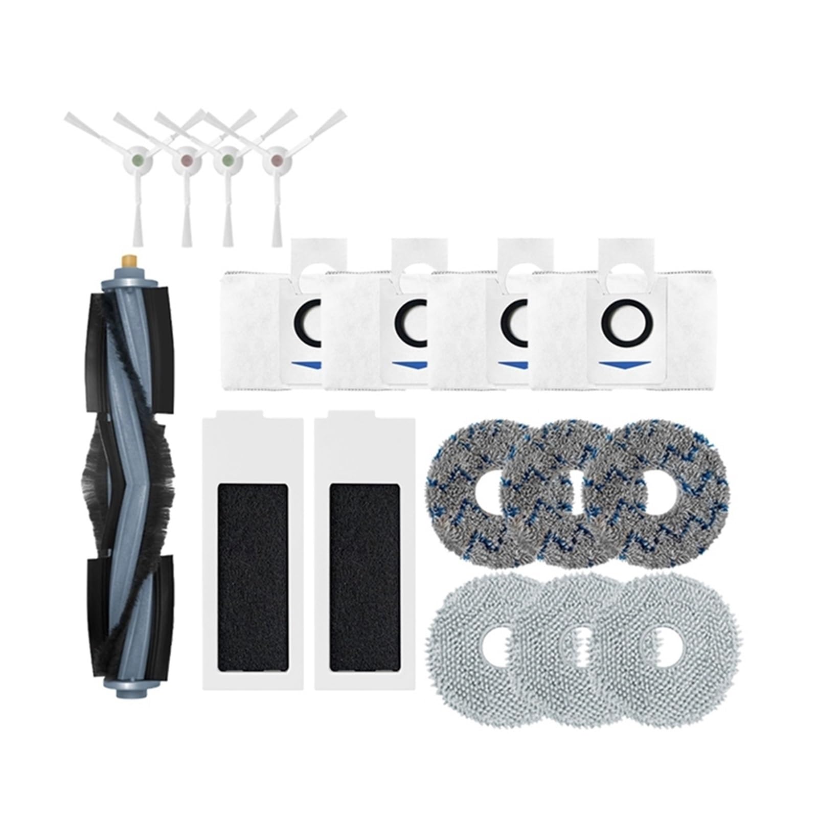 Filtr szczotki bocznej, pasujący do odkurzaczy ECOVACS, Deebot T20 Max Pro, główna ściereczka mopa, worek na kurz, części zamienne, akcesoria Głowica szczoteczki robota próżniowego