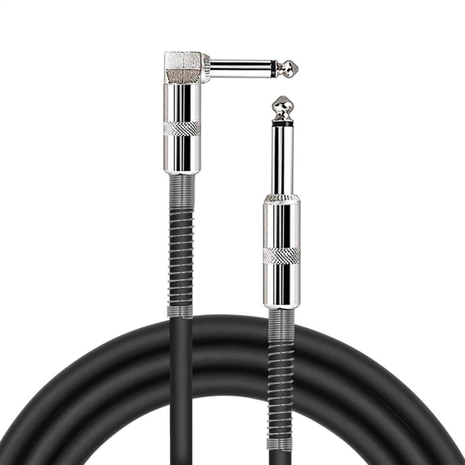 akcesoria do gitary 1/4 ''Jack 90 Stopni 6.5mm Do 6.5mm Kabel Audio Mono Z Męskiego Na Męskie Do Elektrycznego Wzmacniacza Gitarowego (Color : 10m)