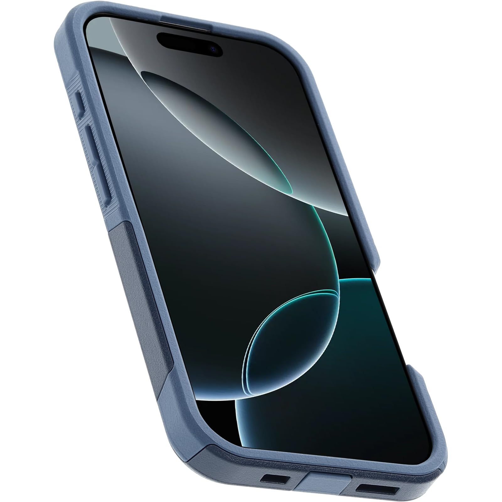 OtterBox Cover per iPhone 16 Pro Max Commuter Series MagSafe, resistente a shock e cadute, testata 3x norme MIL-STD 810G, Blu