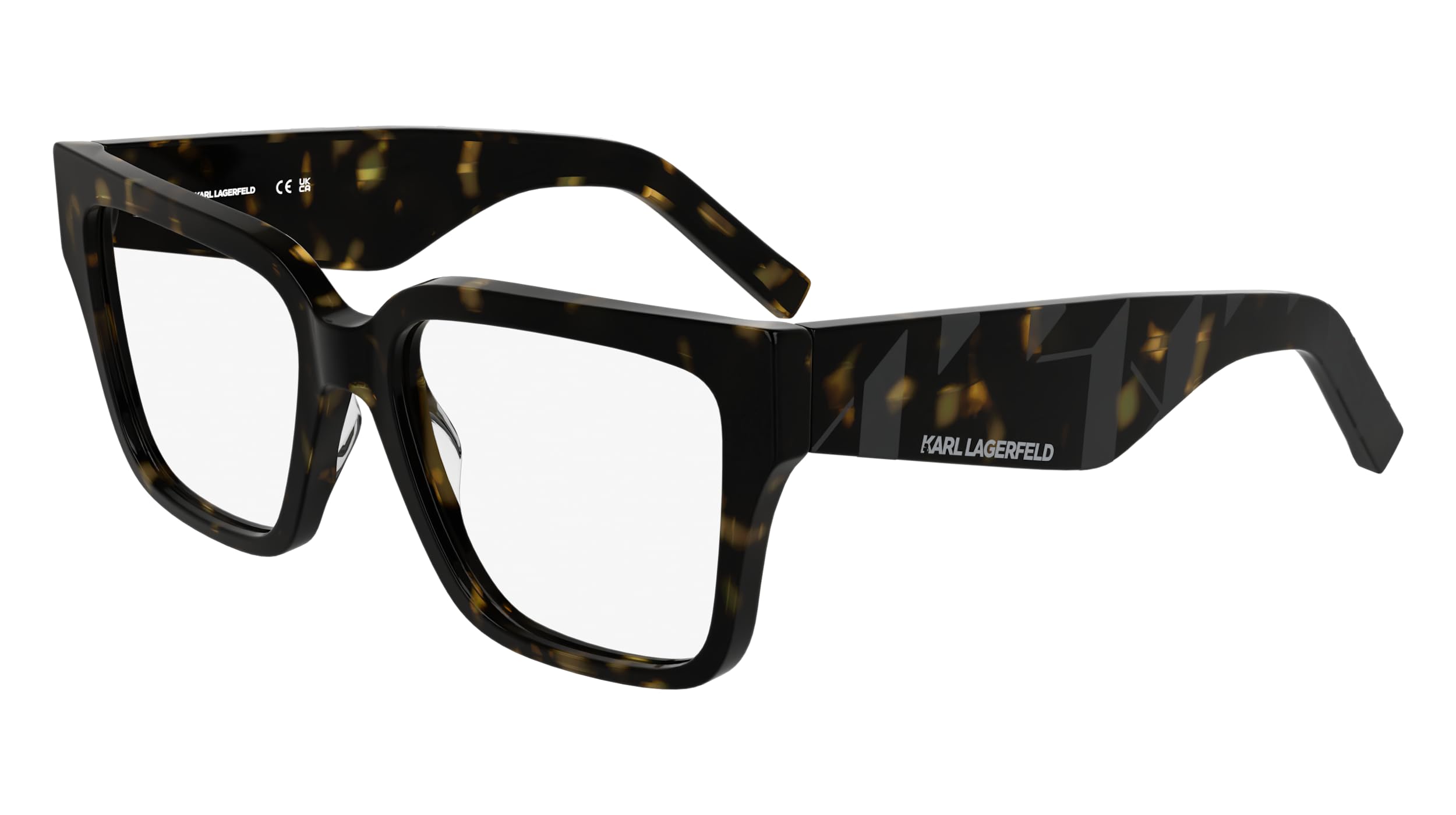Karl Lagerfeld Woman Kl6201 242 Vista Frames Acetate Havana Squared Normal