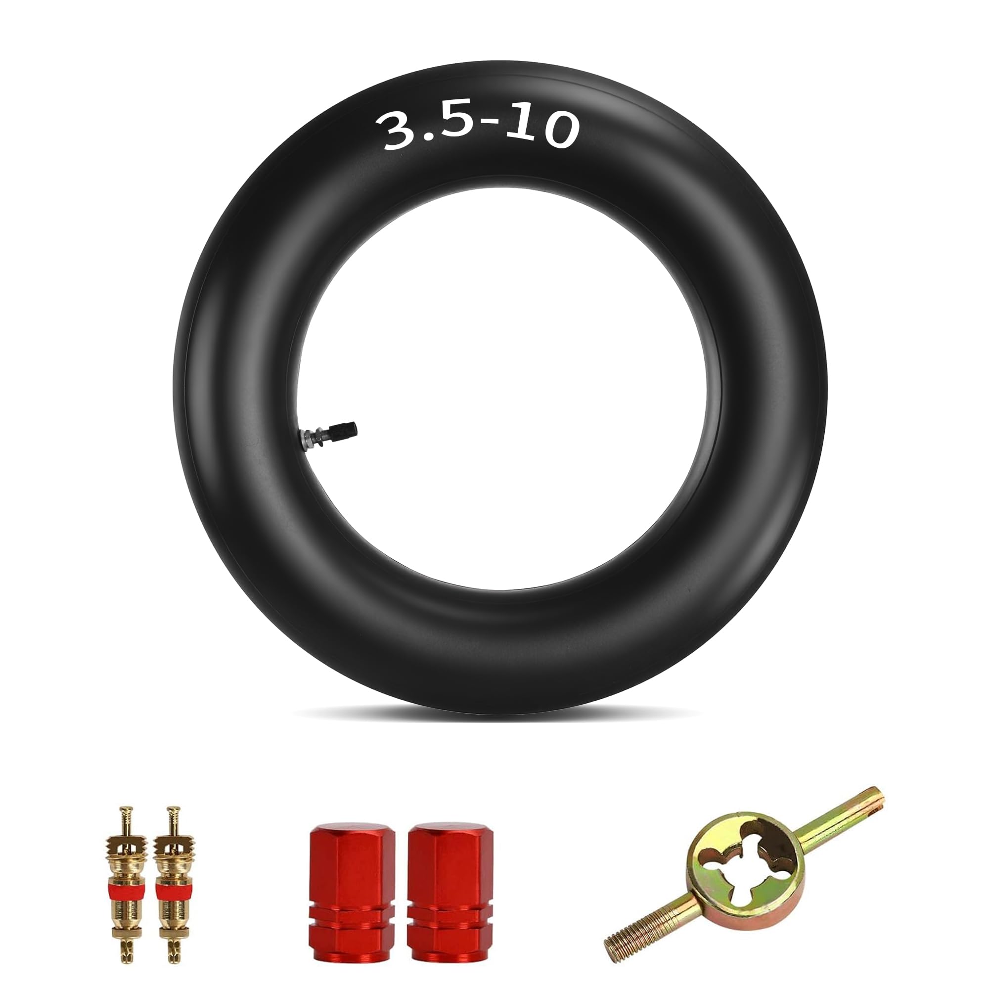 New Olym YA 3.50-10 3.50 X 10 10" Butyl Rubber Inner Tube Wheel Tire Straight Mouthed valve fit for Moped Motorcycle Scooters Pit Dirt Bike-image-28