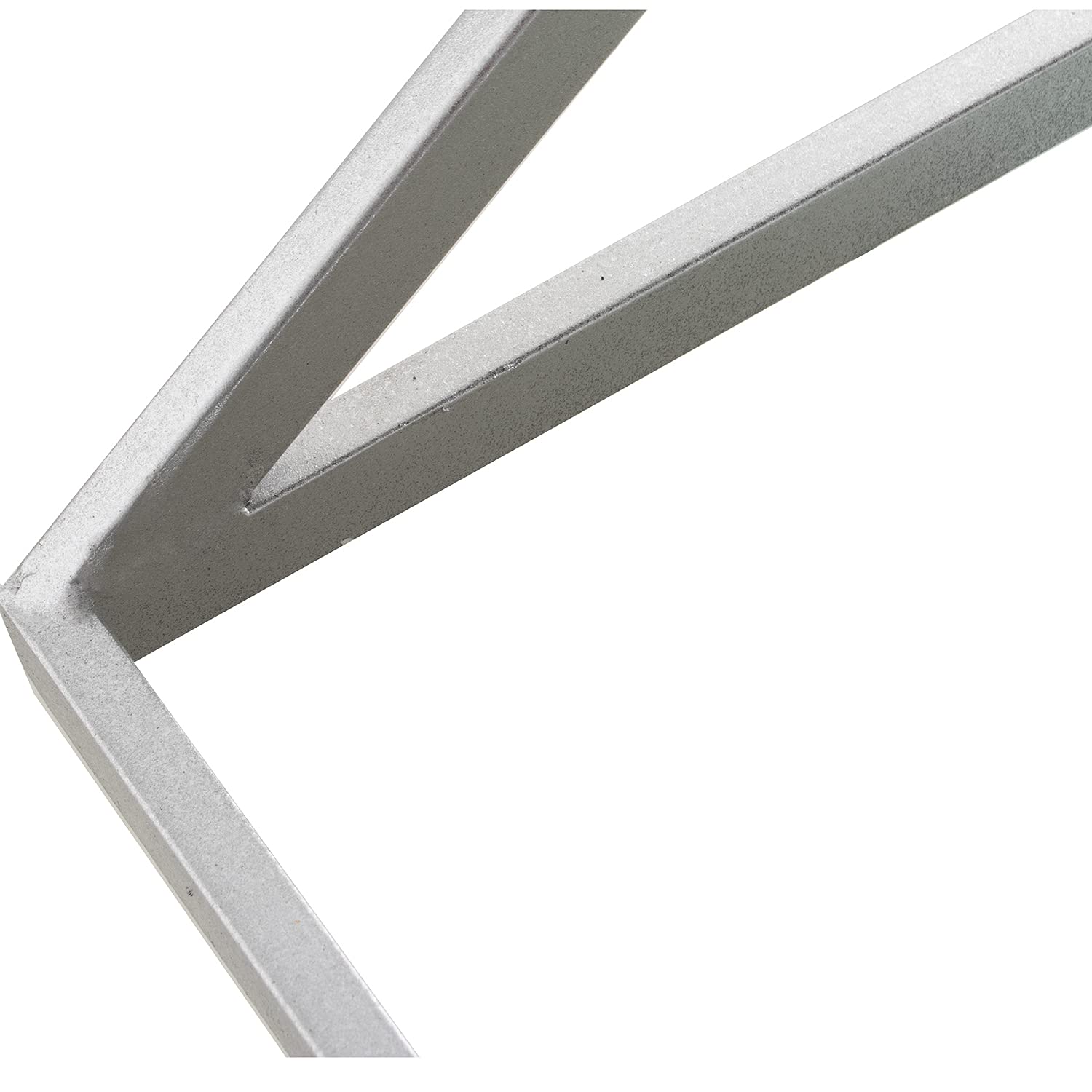 MESA ENTRADA METAL PLATEADO C/CRISTAL ESPEJO 100X32X78,5CM