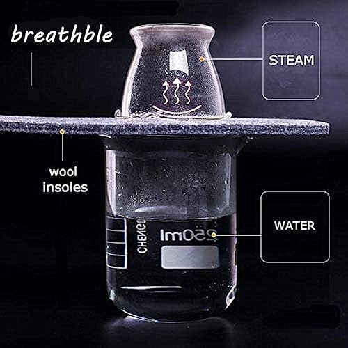 Miniatura 6 de Plantillas de zapatos cálidas de fieltro de lana - Plantillas de fieltro de lana para botas de zapatos para hombres