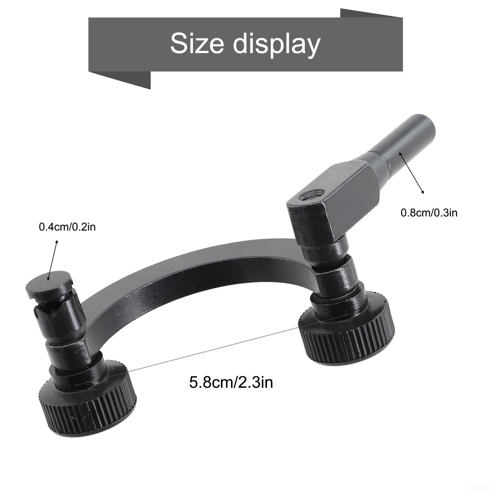 Soporte para reloj comparador digital de 8 mm, prueba de combinación semicircular, ajustable, universal, soporte de medición para medidores digitales