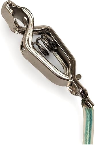 Miniatura 6 de Lámina de esgrima/cable de máscara de sable, clip de abrazadera de alambre de cabeza, alambre transparente (paquete de 2)