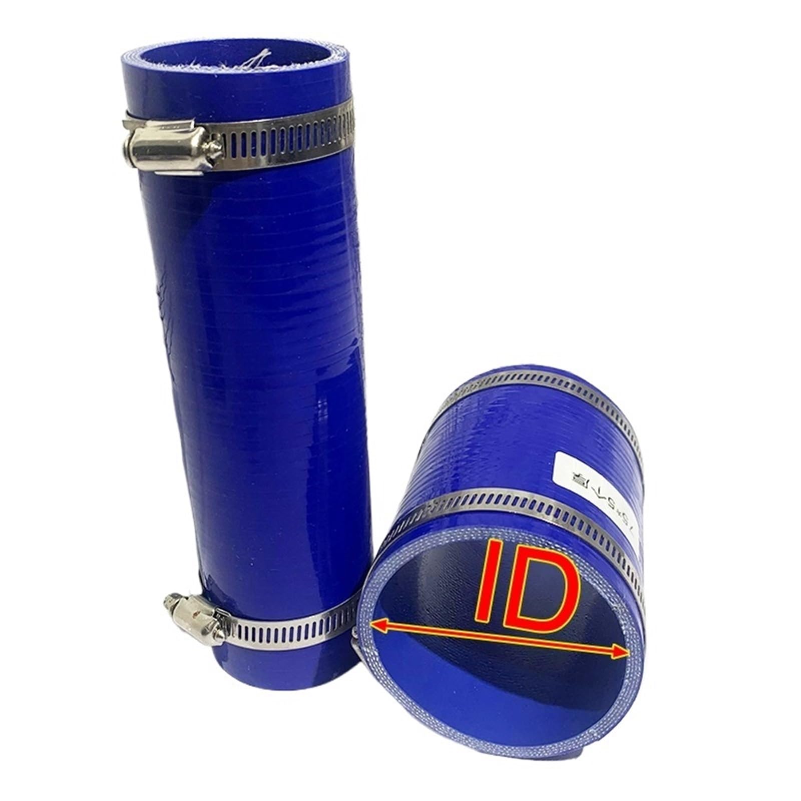 przewód turbo Rura chłodnicy międzystopniowej ID42-48mm Rura chłodnicy prosta silikonowa długość 10-58cm Wysoka temperatura Wysokie ciśnienie Turbo(Blue ID45x200mm)