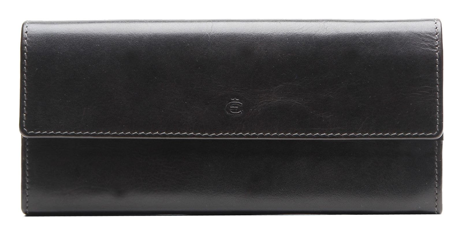 Esquire purse Dallas Wallet With Flap Black