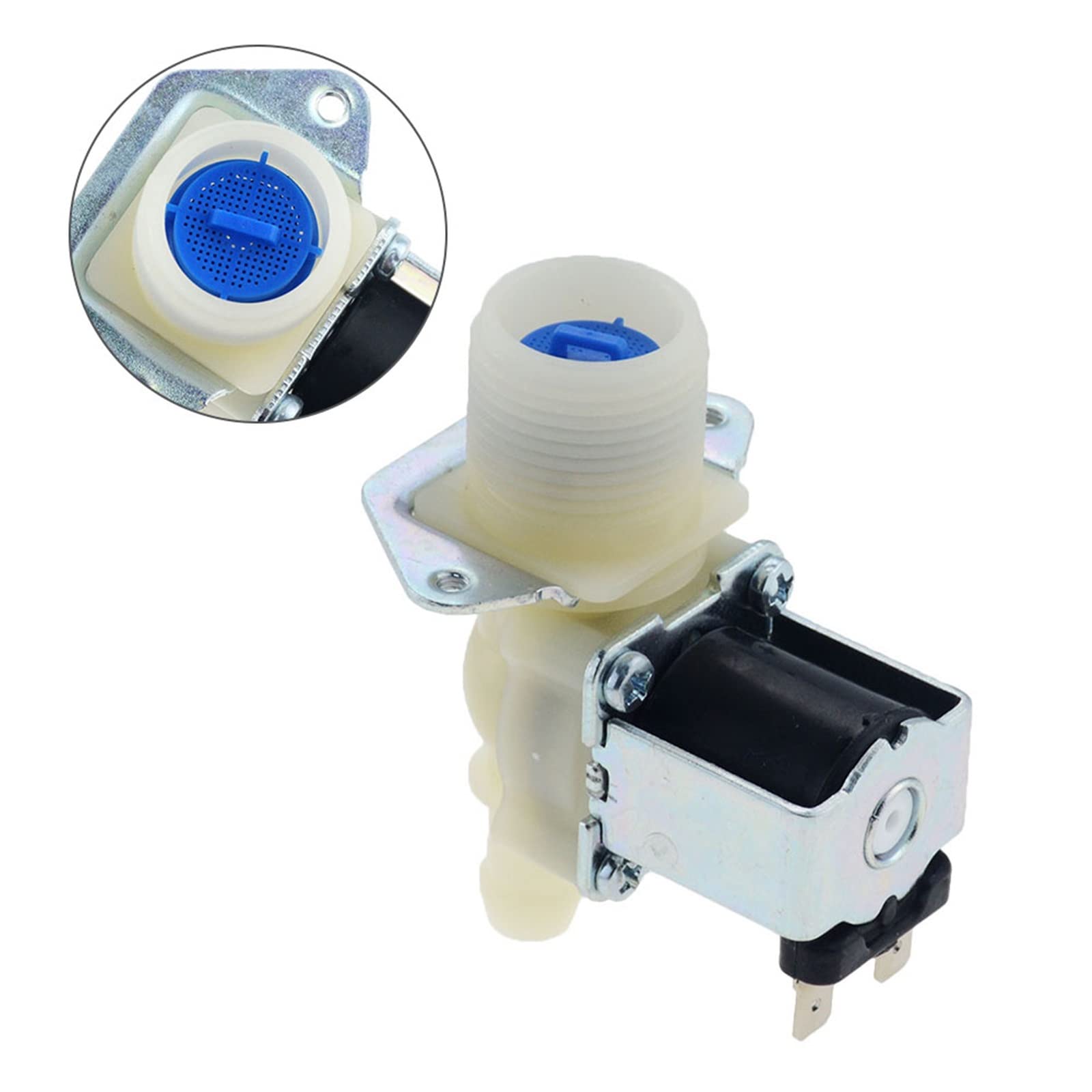 1 sztuk Plastikowy zawór elektromagnetyczny G3/4 12 mm zawór napełniający kontrola przepływu wody normalnie zamknięta DC12V DC24V DC36V DC48V AC220V (DC 36V)