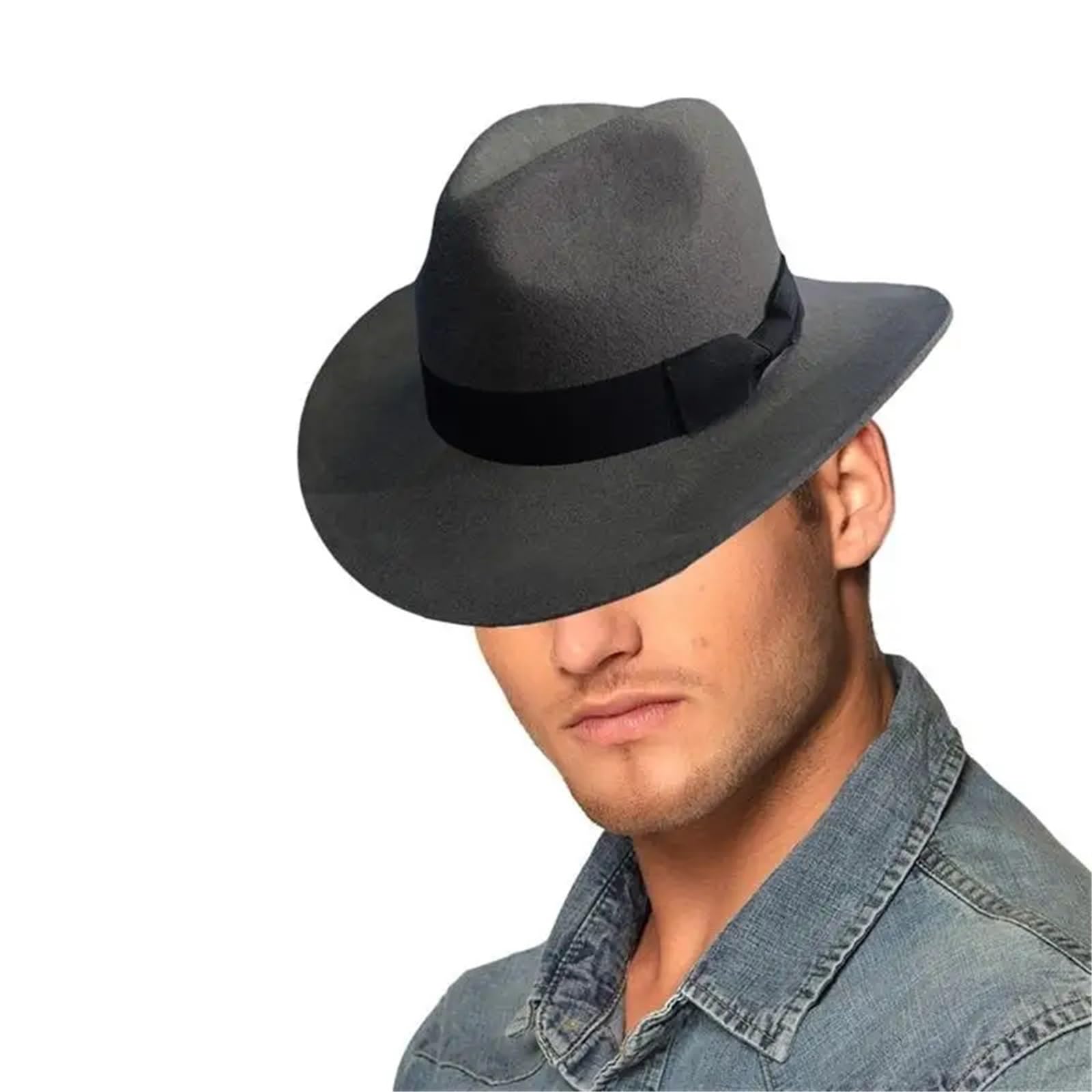 Sombrero de Copa Sombrero de copa con decoración cinturón tejido, sombrero mago, disfraz juego rol, Club vestir para Una Gala
