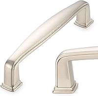 Vista 37 de KOOFIZO Paquete de 20 tiradores de gabinete de cocina de níquel cepillado de 3 pulgadas, manijas de gabinete de color plata satinada, herrajes